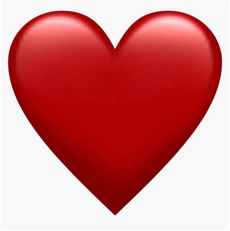 emoji heart red